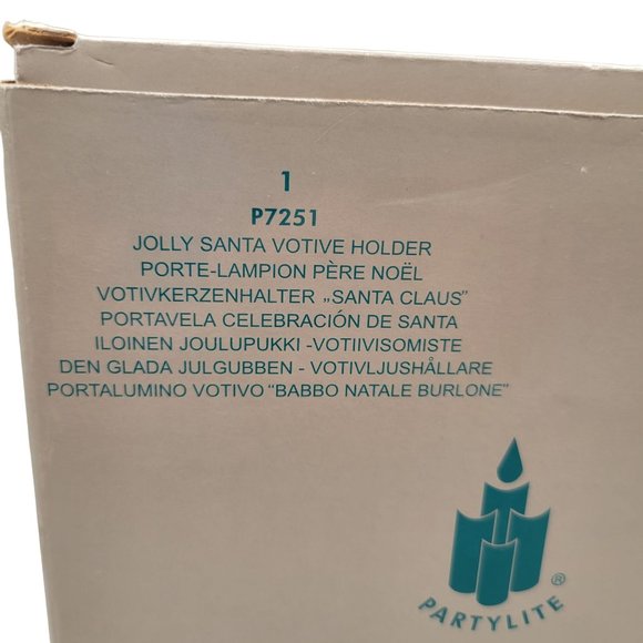 PartyLite Jolly Santa Votive Holder P7251 Santa Claus Christmas Winter - Picture 8 of 10